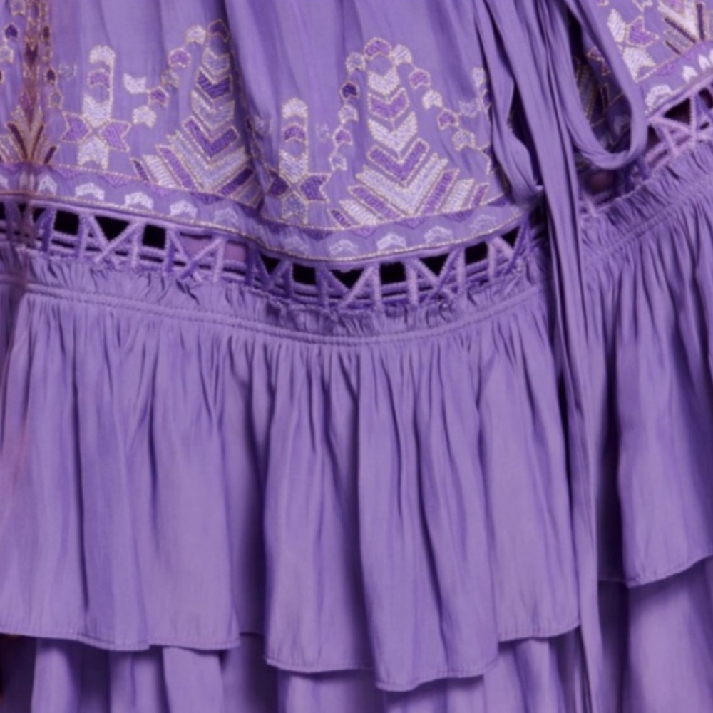 New Ramy Brook Angeline Passion Purple Mini Dress Size S Retail $475 - Picture 8 of 14